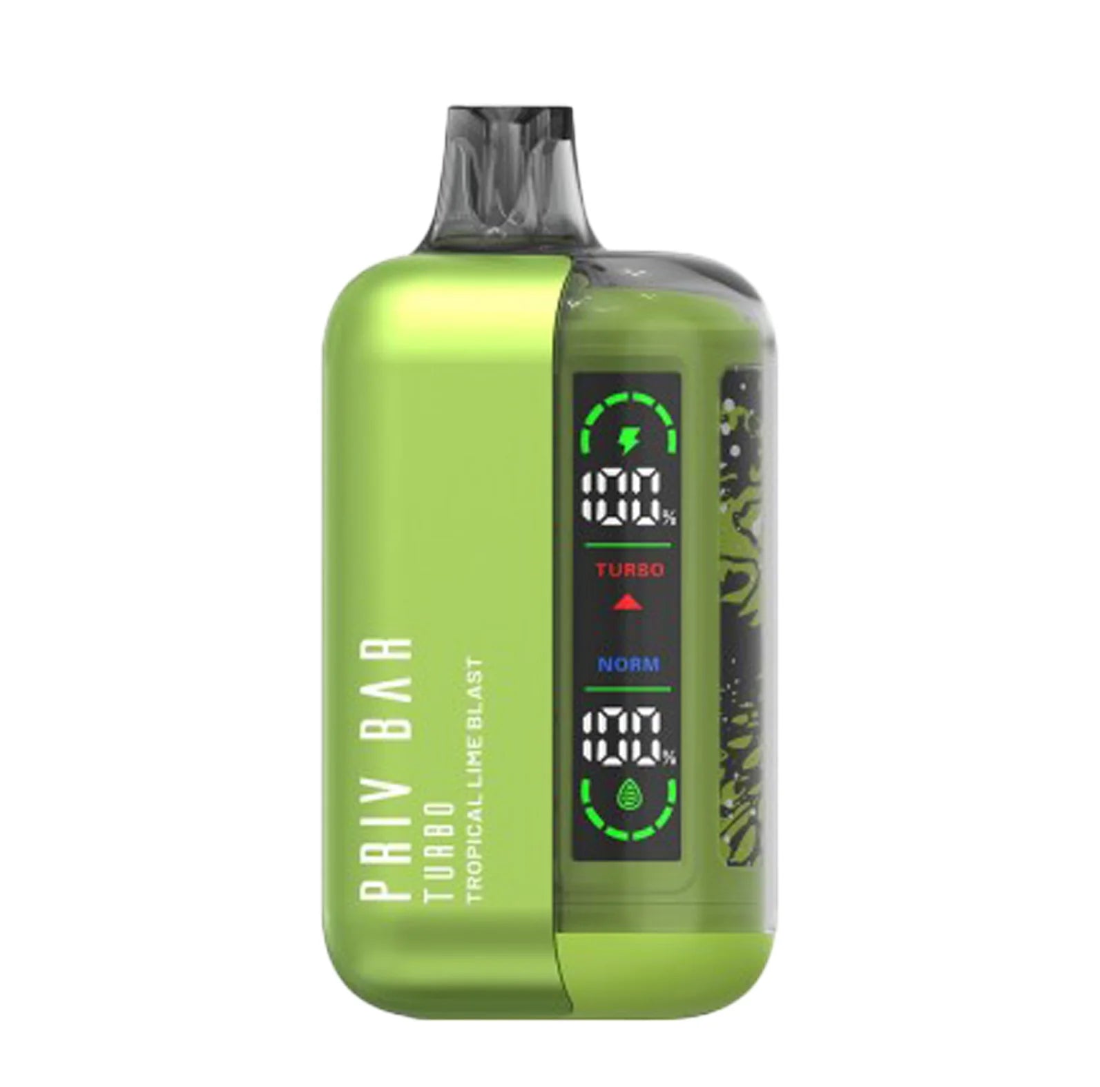 Tropical Lime Blast Priv Bar Turbo 15000 - Black Coral